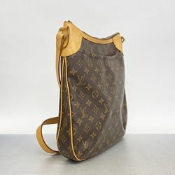 Louis Vuitton Shoulder Bag Monogram Odeon MM M56389 Brown Women's