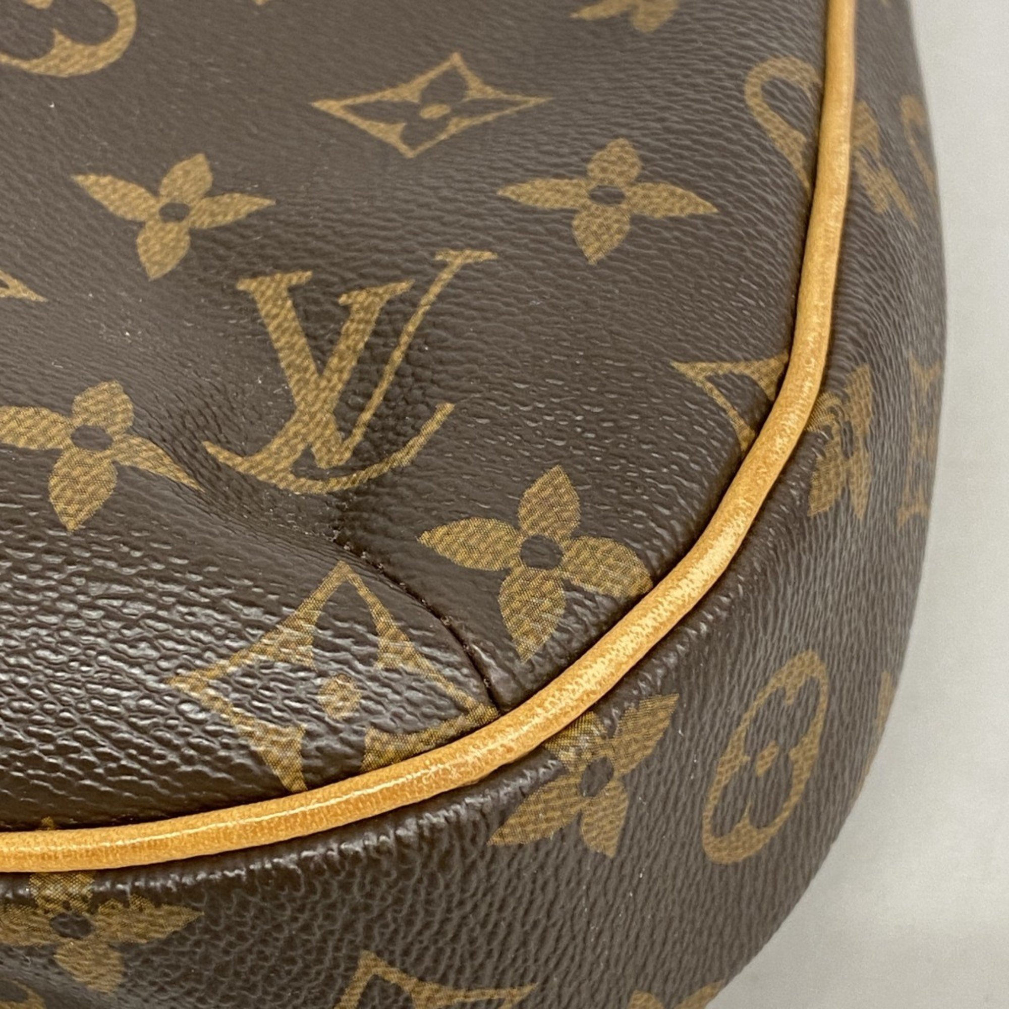 Louis Vuitton Shoulder Bag Monogram Odeon MM M56389 Brown Women's