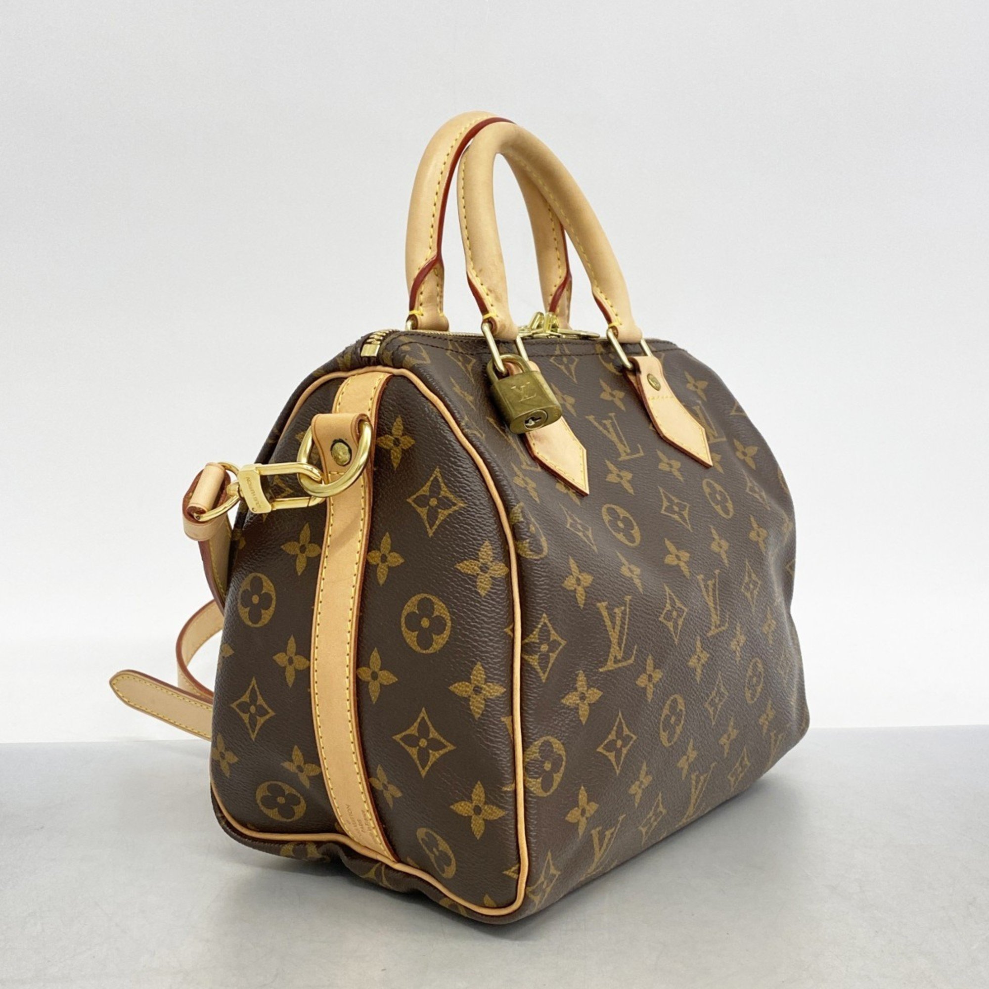 Louis Vuitton Handbag Monogram Speedy Bandouliere 25 M46977 Brown Women's