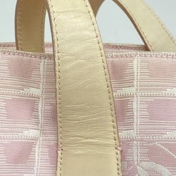 Chanel Tote Bag New Travel Nylon Pink Beige Champagne Ladies