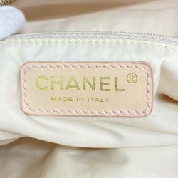 Chanel Tote Bag New Travel Nylon Pink Beige Champagne Ladies