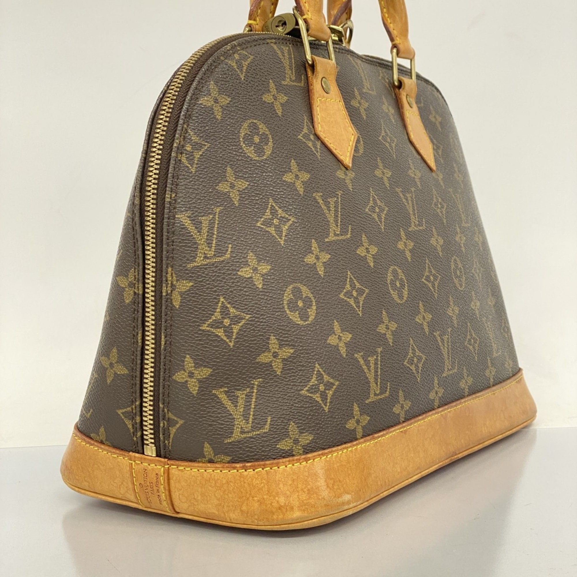 Louis Vuitton handbag Monogram Alma M51130 brown ladies