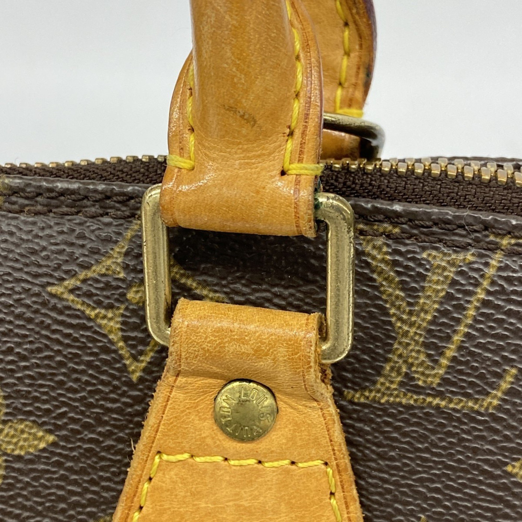 Louis Vuitton handbag Monogram Alma M51130 brown ladies