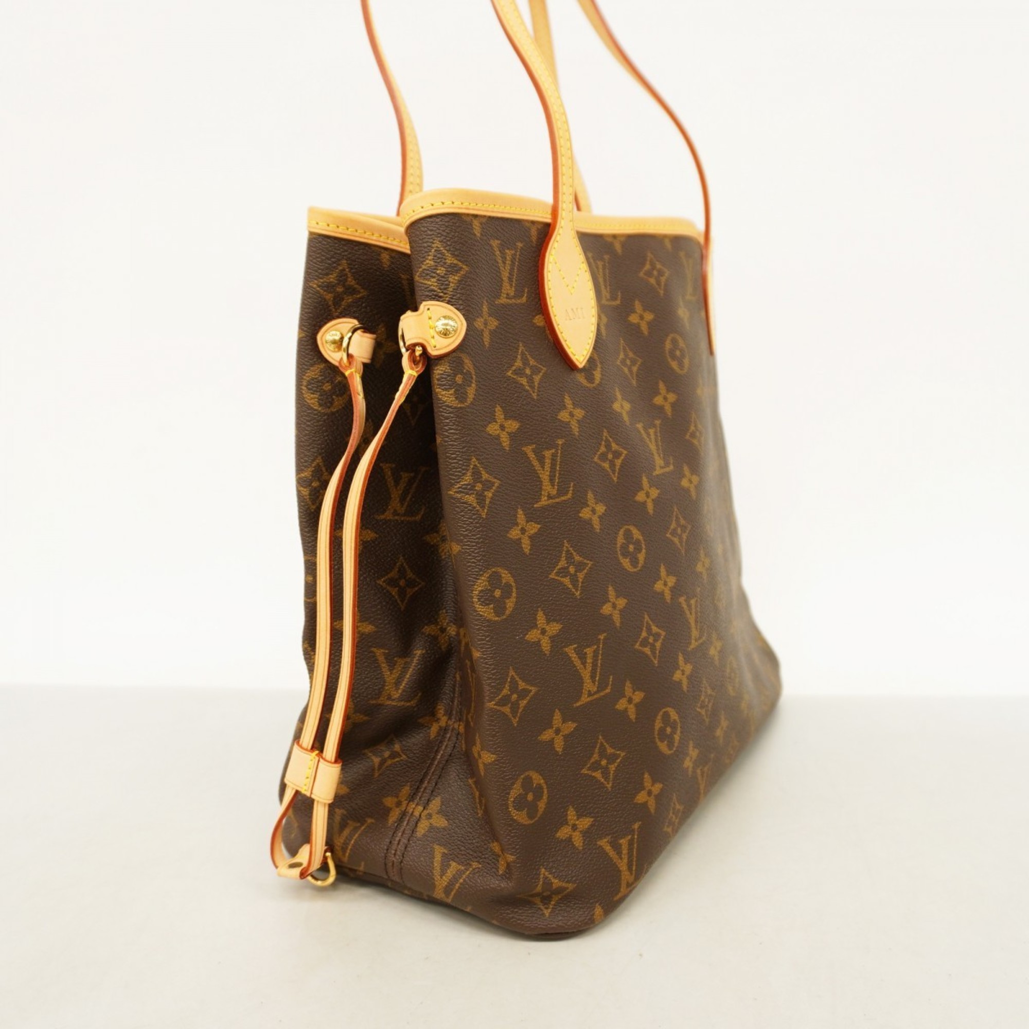 Louis Vuitton Tote Bag Monogram Neverfull MM M40156 Brown Women's