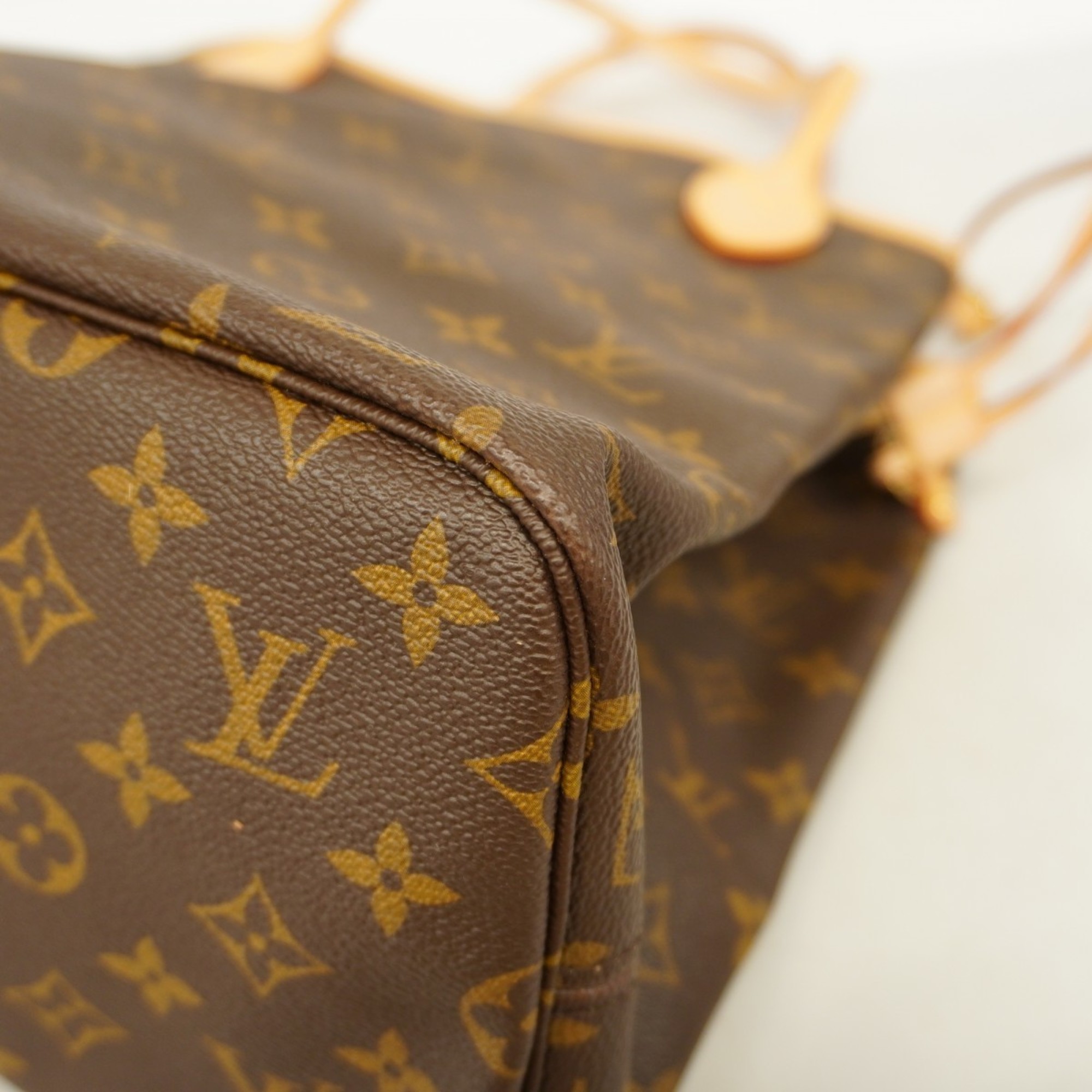 Louis Vuitton Tote Bag Monogram Neverfull MM M40156 Brown Women's