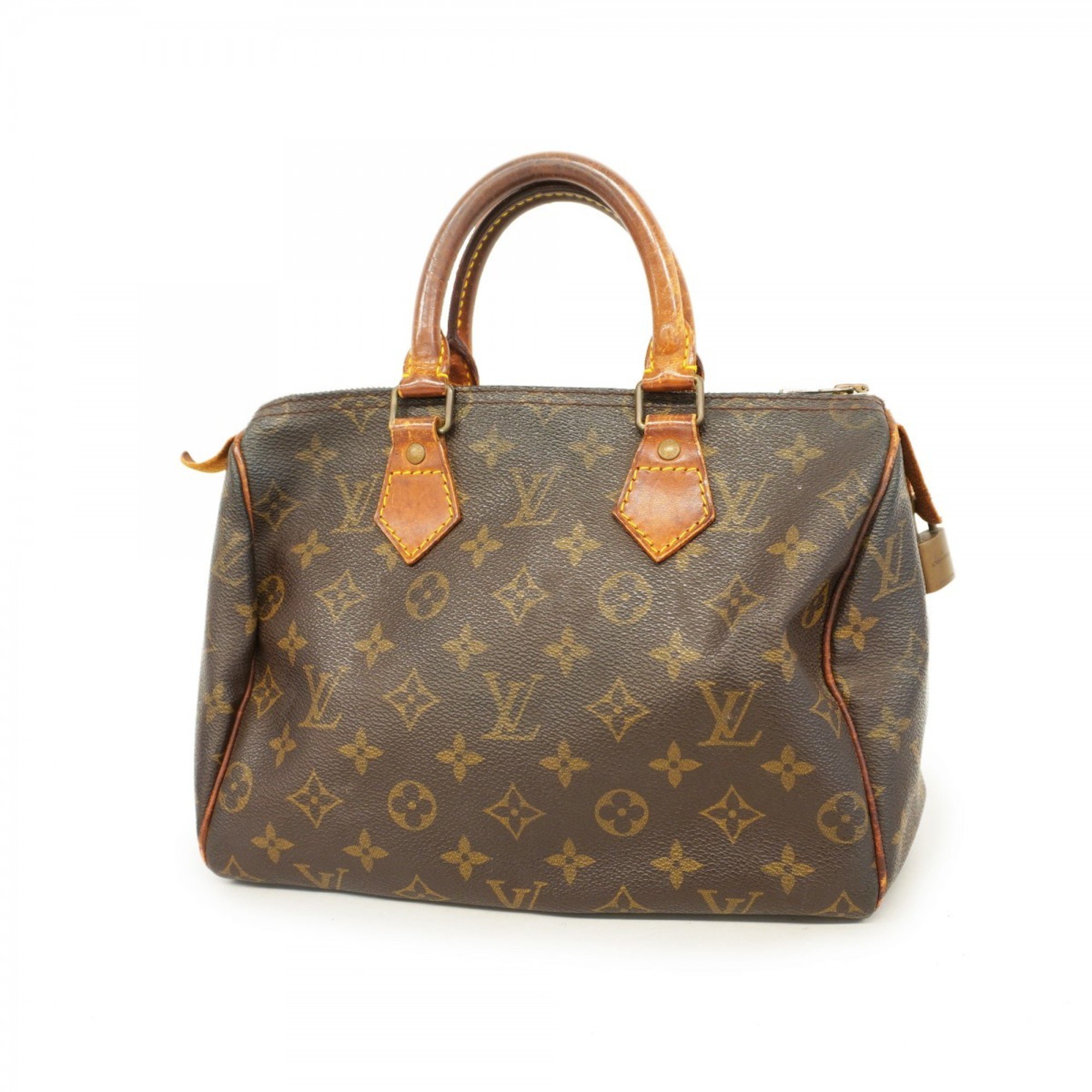 Louis Vuitton Handbag Monogram Speedy 25 M41109 Brown Ladies