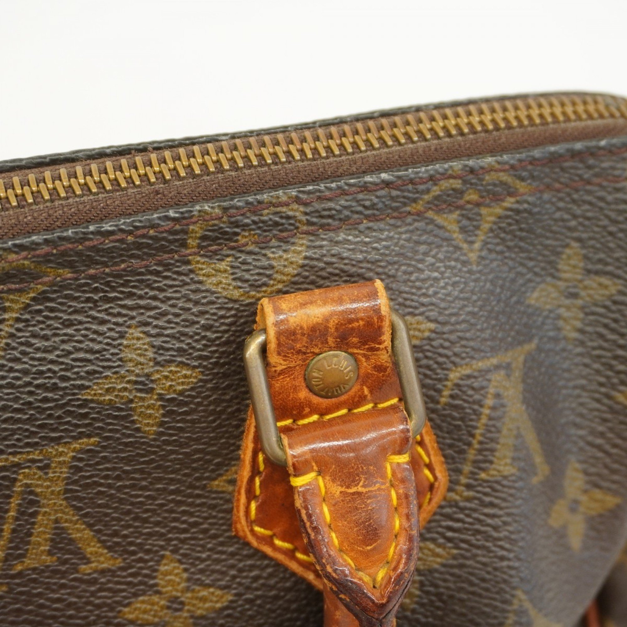 Louis Vuitton Handbag Monogram Speedy 25 M41109 Brown Ladies