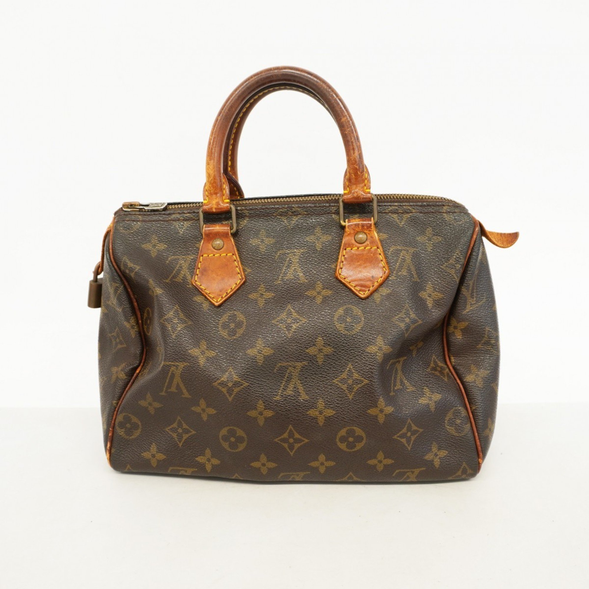 Louis Vuitton Handbag Monogram Speedy 25 M41109 Brown Ladies