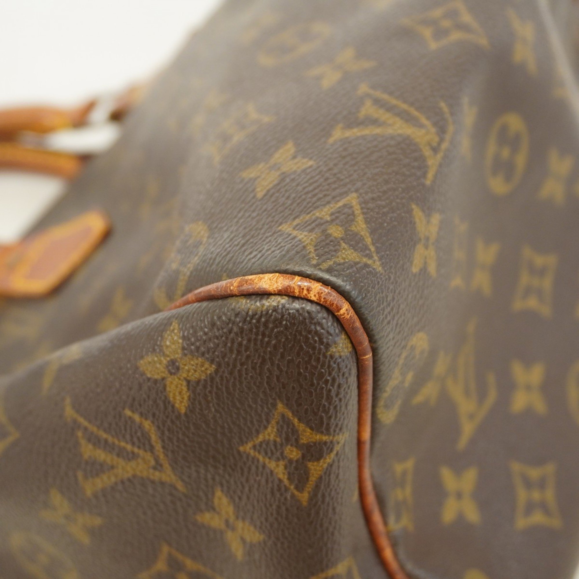 Louis Vuitton Handbag Monogram Speedy 25 M41109 Brown Ladies