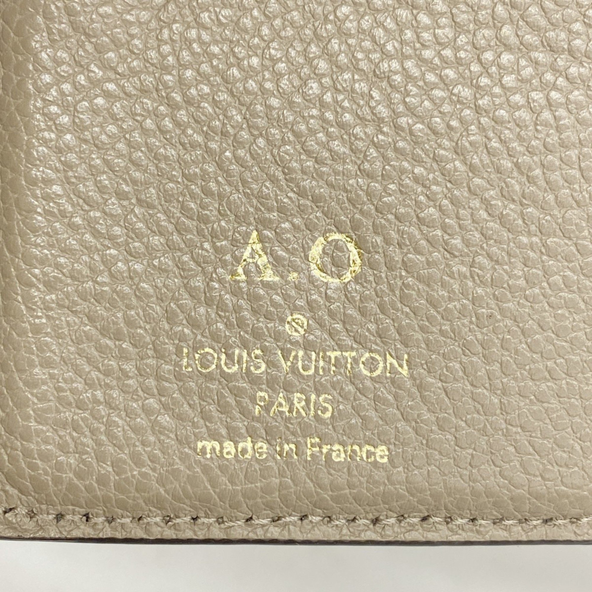 Louis Vuitton Wallet Monogram Empreinte Portefeuille M80152 Tourterelle Ladies