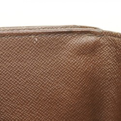 Louis Vuitton Tri-fold Wallet Damier Porte Monnaie Billet Credit N61652 Ebene Women's