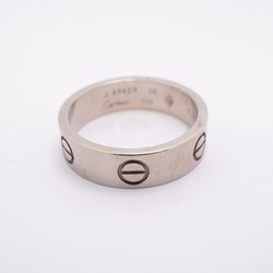 Cartier Ring Love K18WG White Gold #56 Men's