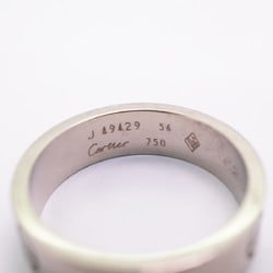 Cartier Ring Love K18WG White Gold #56 Men's