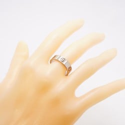 Cartier Ring Love K18WG White Gold #56 Men's