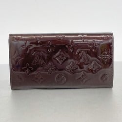 Louis Vuitton Long Wallet Vernis Portefeuille Sarah M90152 Amarante Ladies