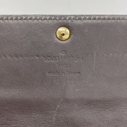 Louis Vuitton Long Wallet Vernis Portefeuille Sarah M90152 Amarante Ladies