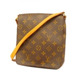 Gucci Shoulder Bag Monogram Musette Salsa Short Strap M51258 Brown Women's