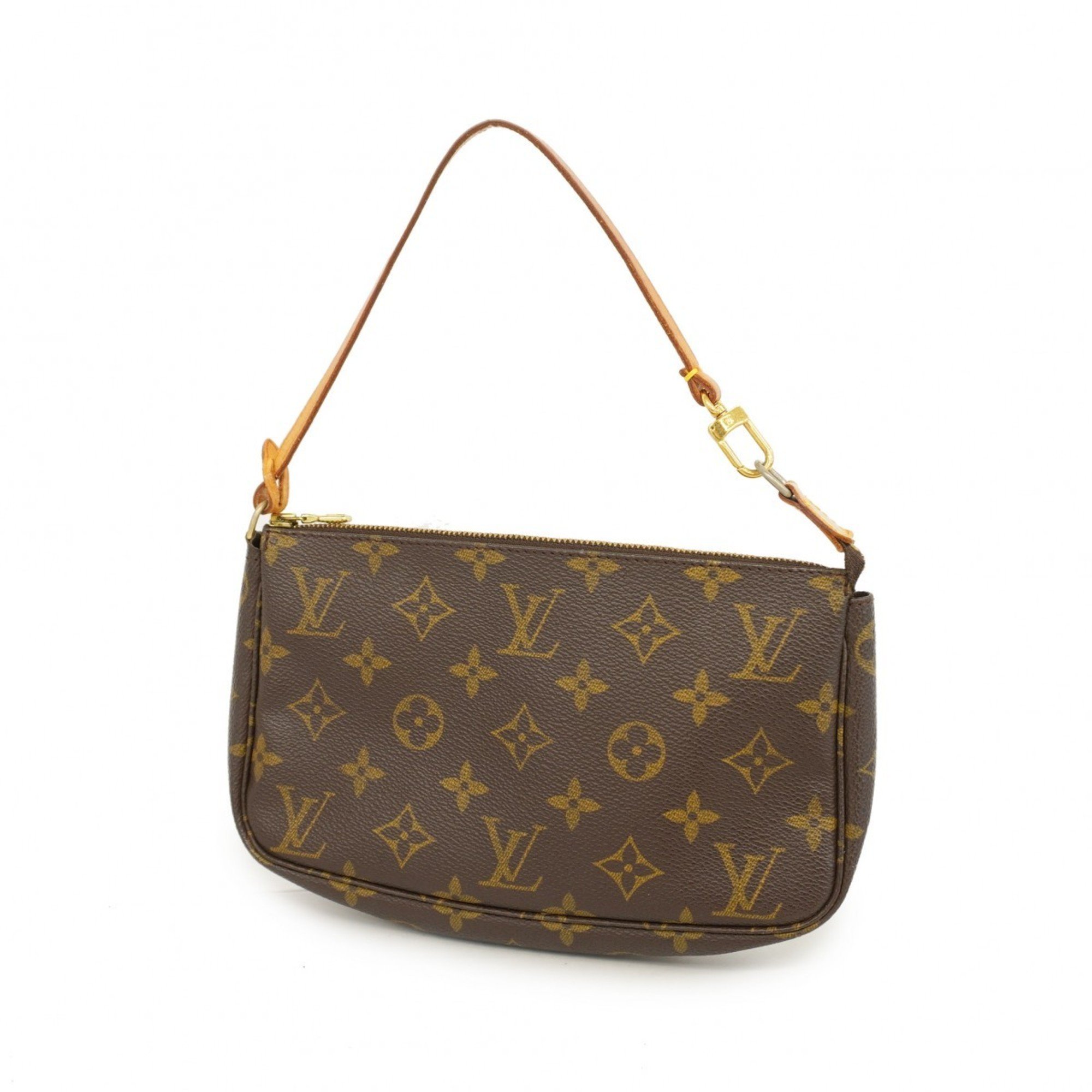 Louis Vuitton Pouch Monogram Pochette Accessoires M51980 Brown Women's