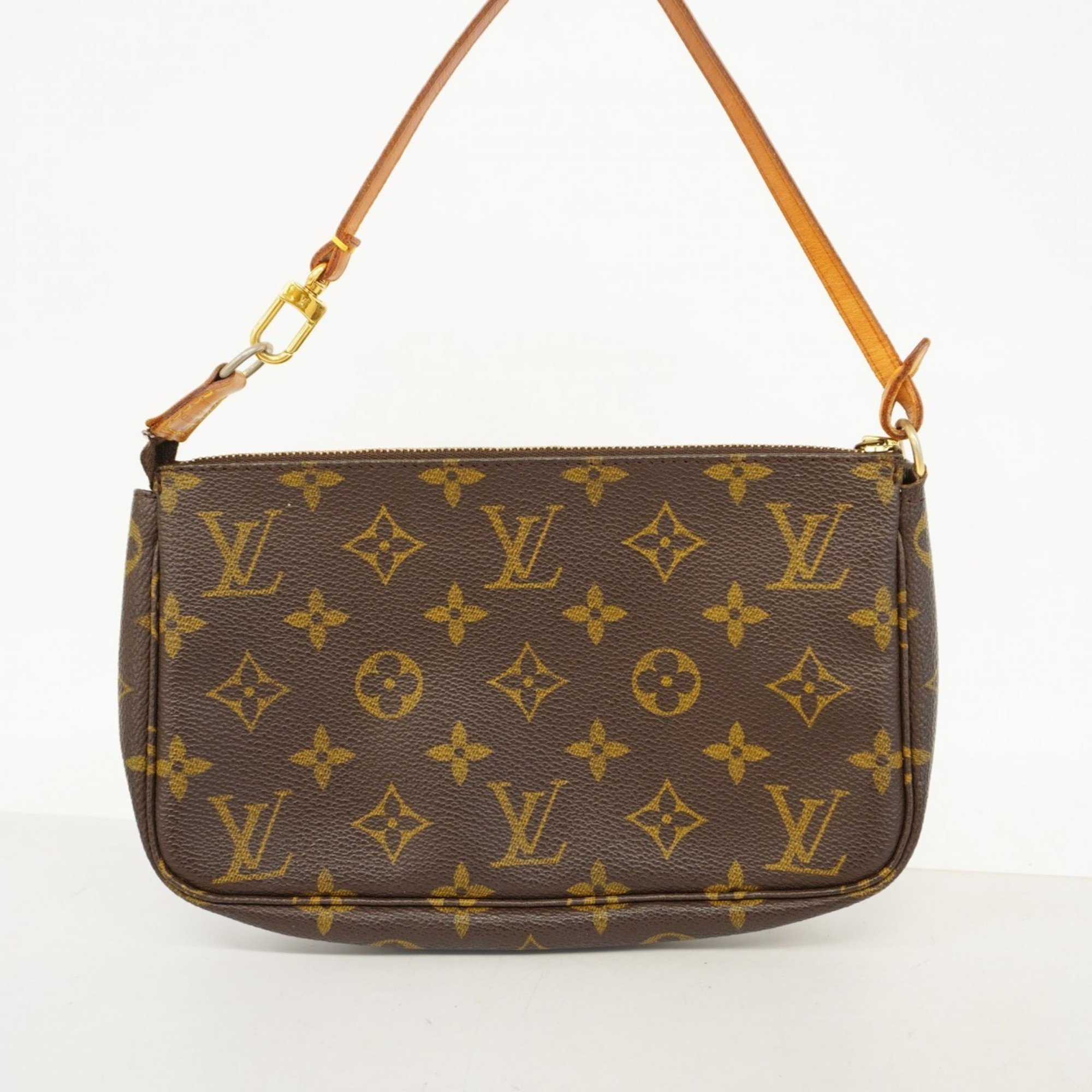 Louis Vuitton Pouch Monogram Pochette Accessoires M51980 Brown Women's