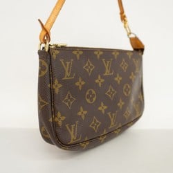 Louis Vuitton Pouch Monogram Pochette Accessoires M51980 Brown Women's