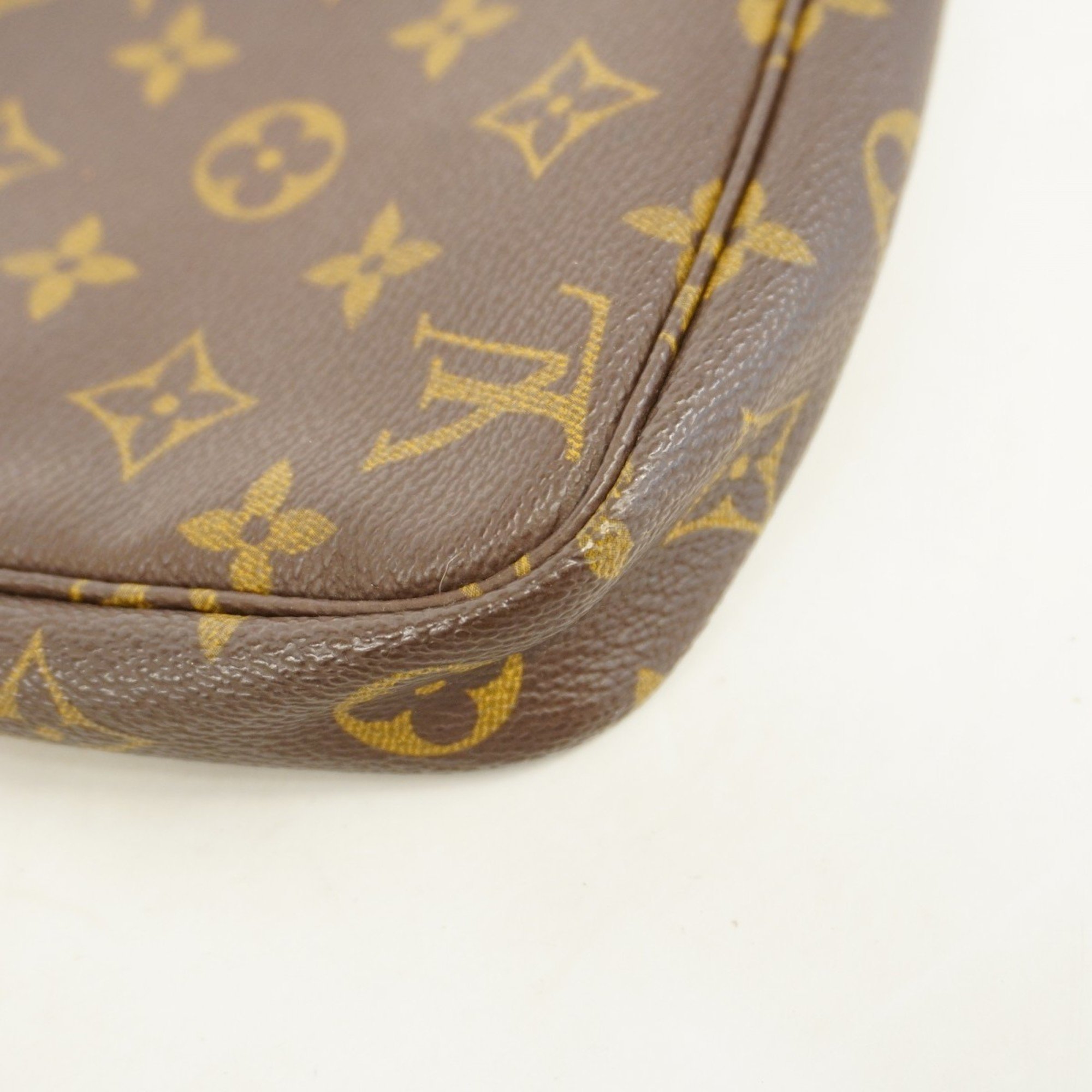 Louis Vuitton Pouch Monogram Pochette Accessoires M51980 Brown Women's