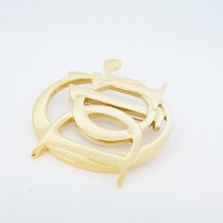 Christian Dior Brooch GP Plated Gold Ladies