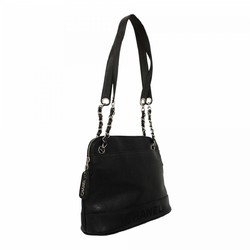 Chanel Shoulder Bag Caviar Skin Black Women's