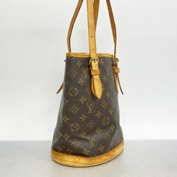 Louis Vuitton Tote Bag Monogram Bucket PM M42238 Brown Women's