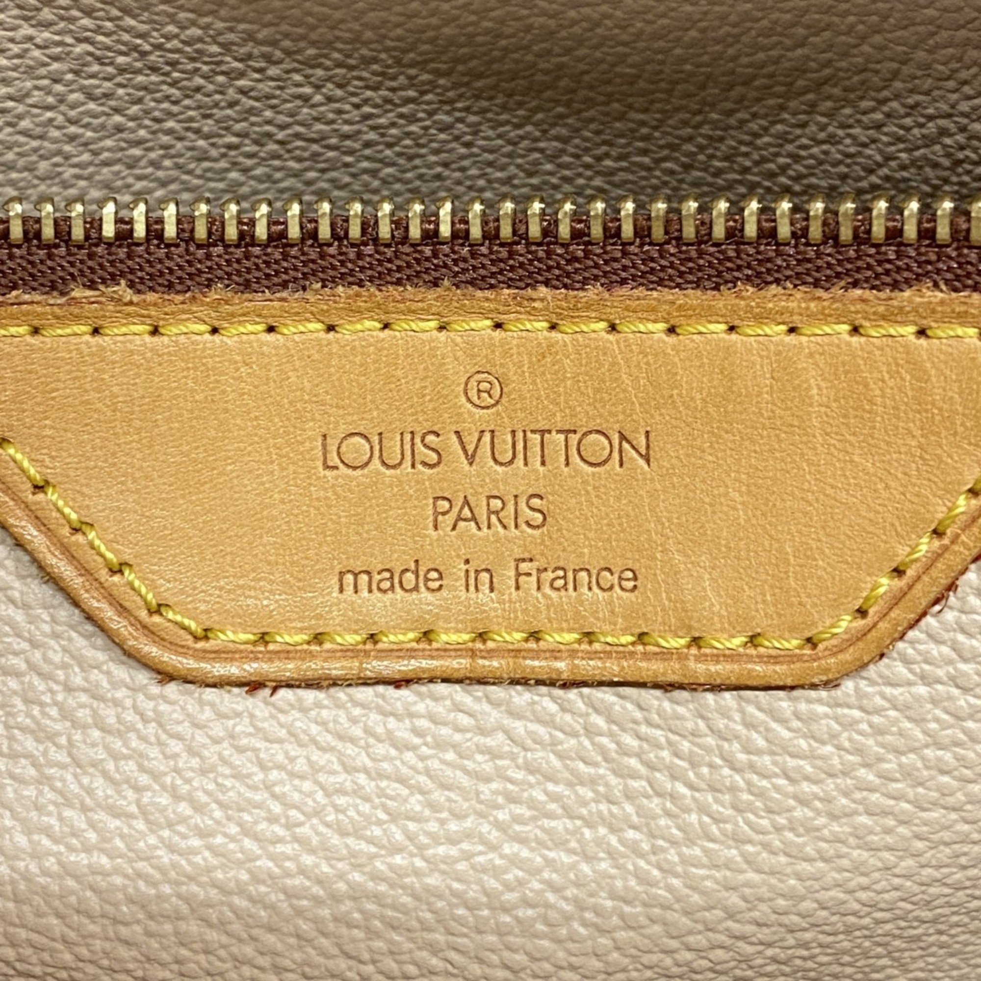 Louis Vuitton Tote Bag Monogram Bucket PM M42238 Brown Women's