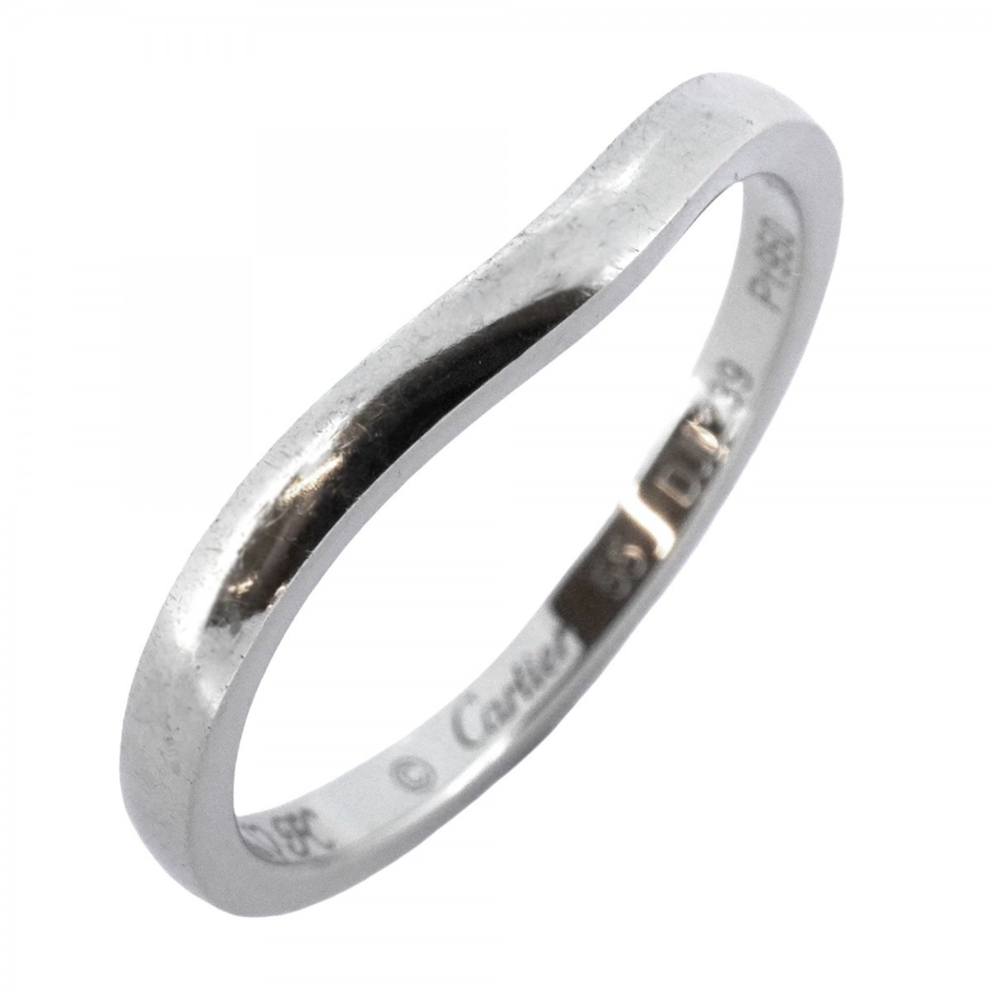 Cartier Ring Ballerina Pt950 Platinum #55 Men's