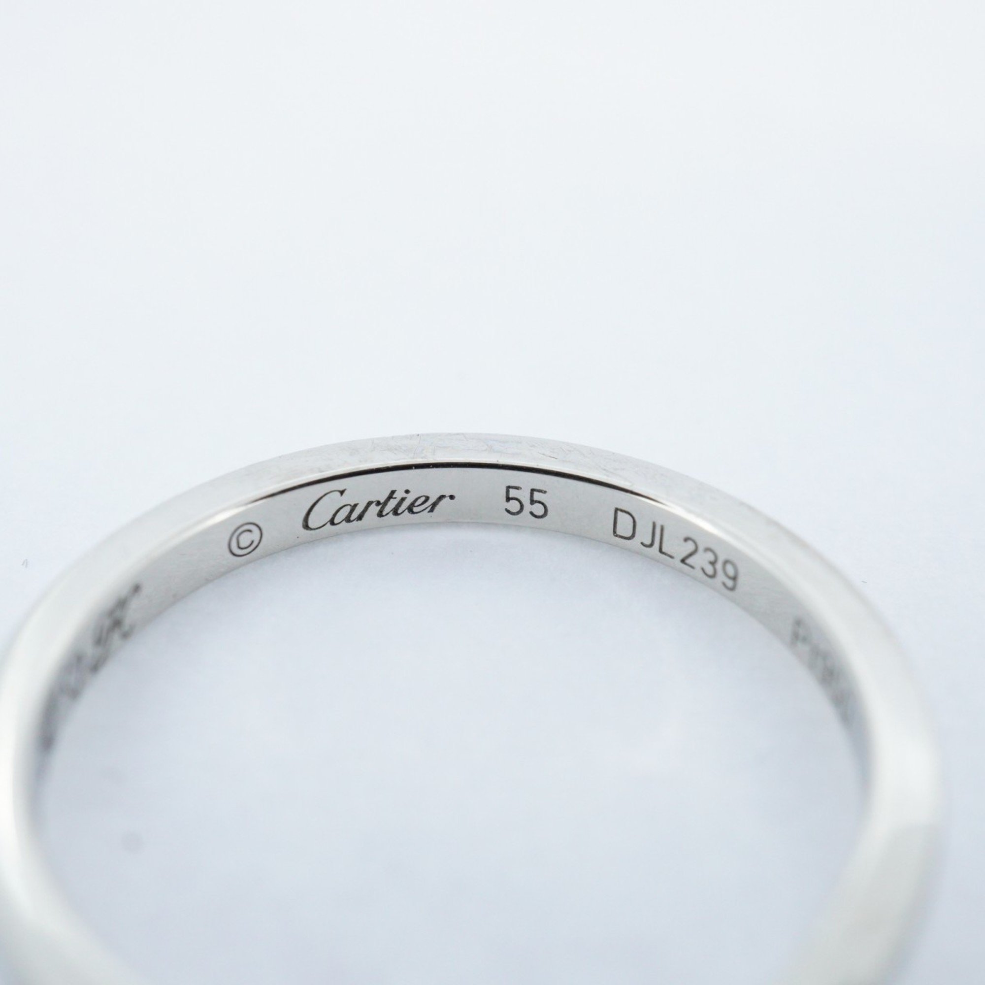 Cartier Ring Ballerina Pt950 Platinum #55 Men's