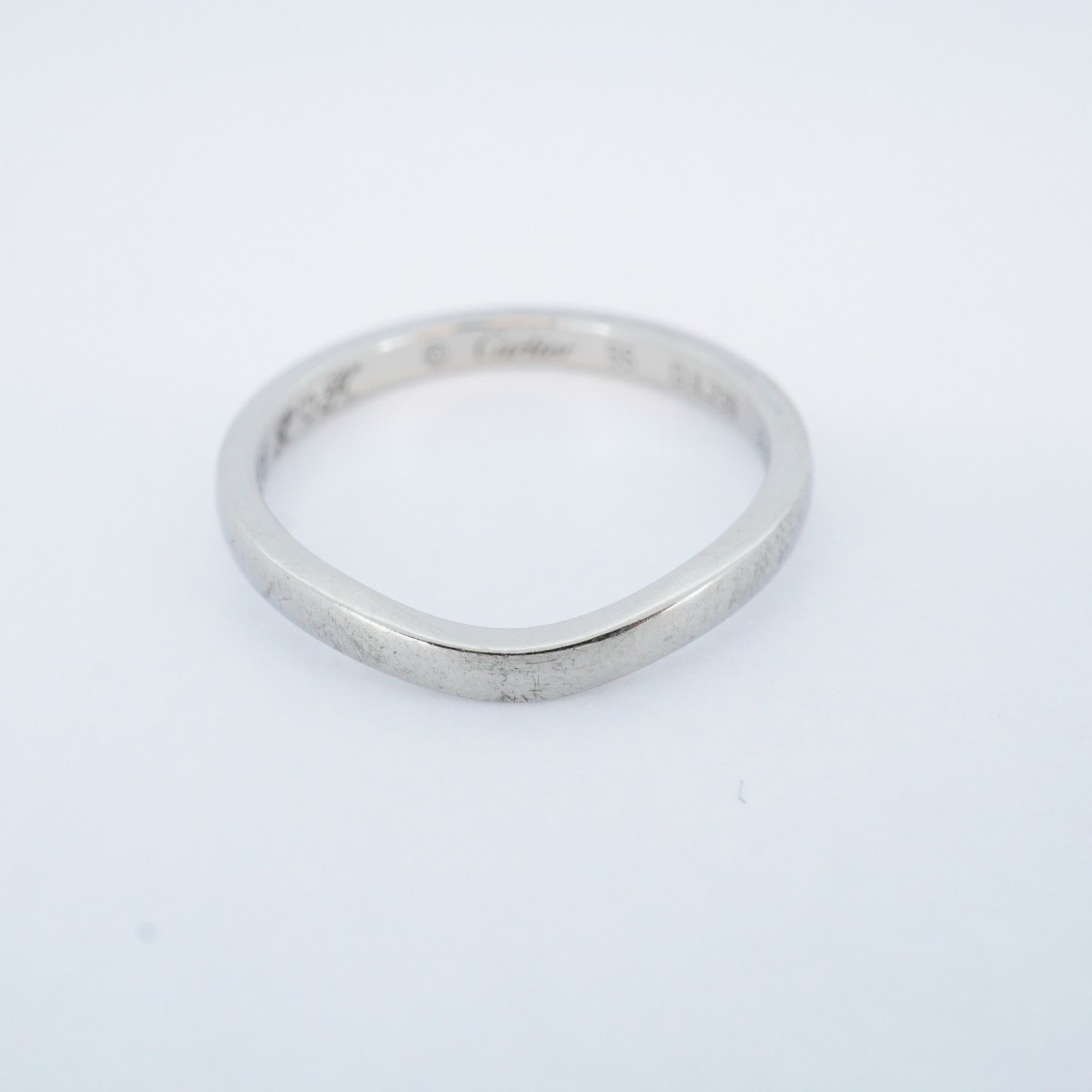 Cartier Ring Ballerina Pt950 Platinum #55 Men's