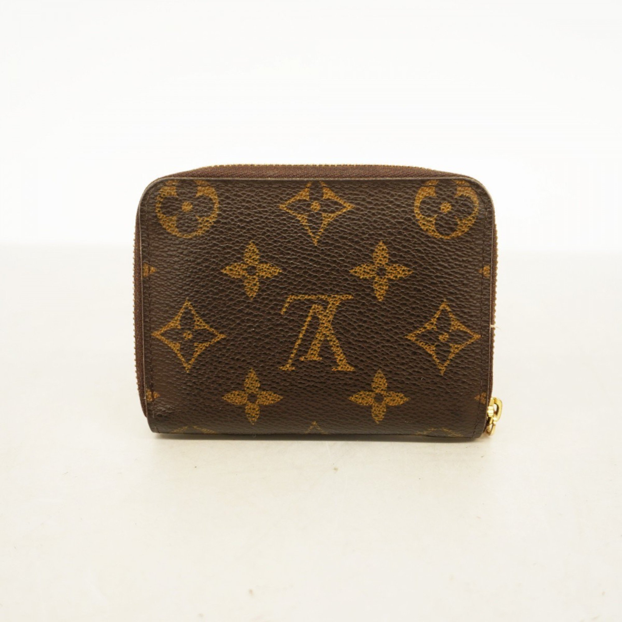 Louis Vuitton Wallets & Coin Cases Monogram Zippy Purse M60067 Brown Men's Women's