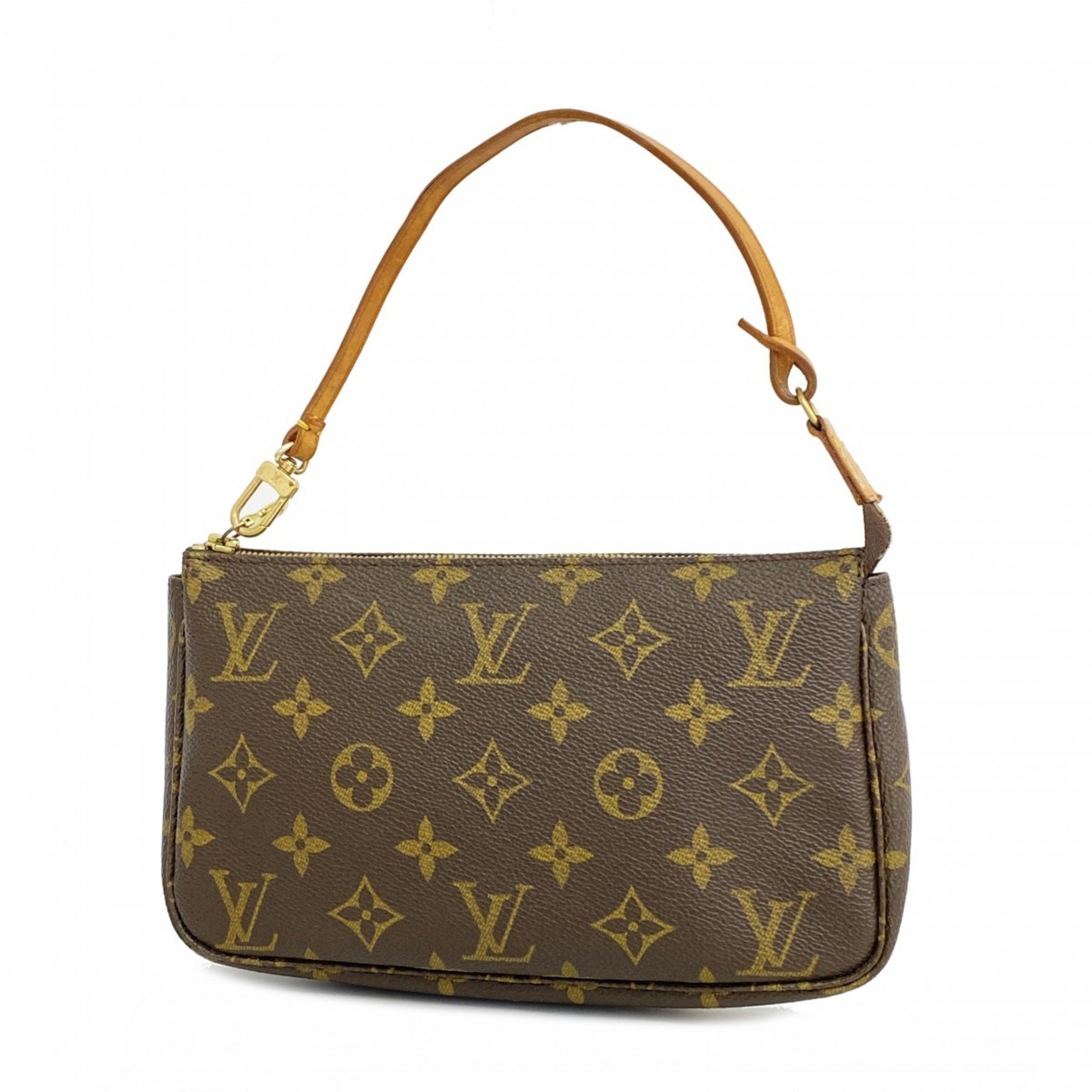 Louis Vuitton Pouch Monogram Pochette Accessoires M51980 Brown Women's