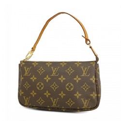 Louis Vuitton Pouch Monogram Pochette Accessoires M51980 Brown Women's