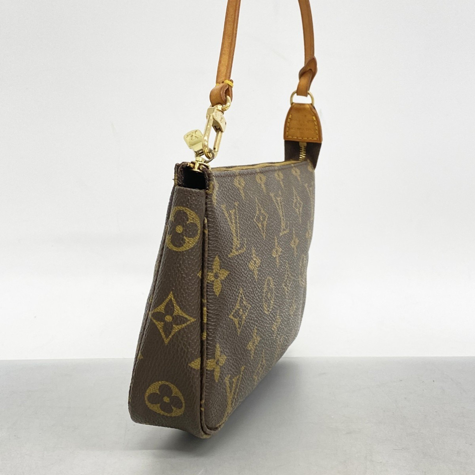 Louis Vuitton Pouch Monogram Pochette Accessoires M51980 Brown Women's