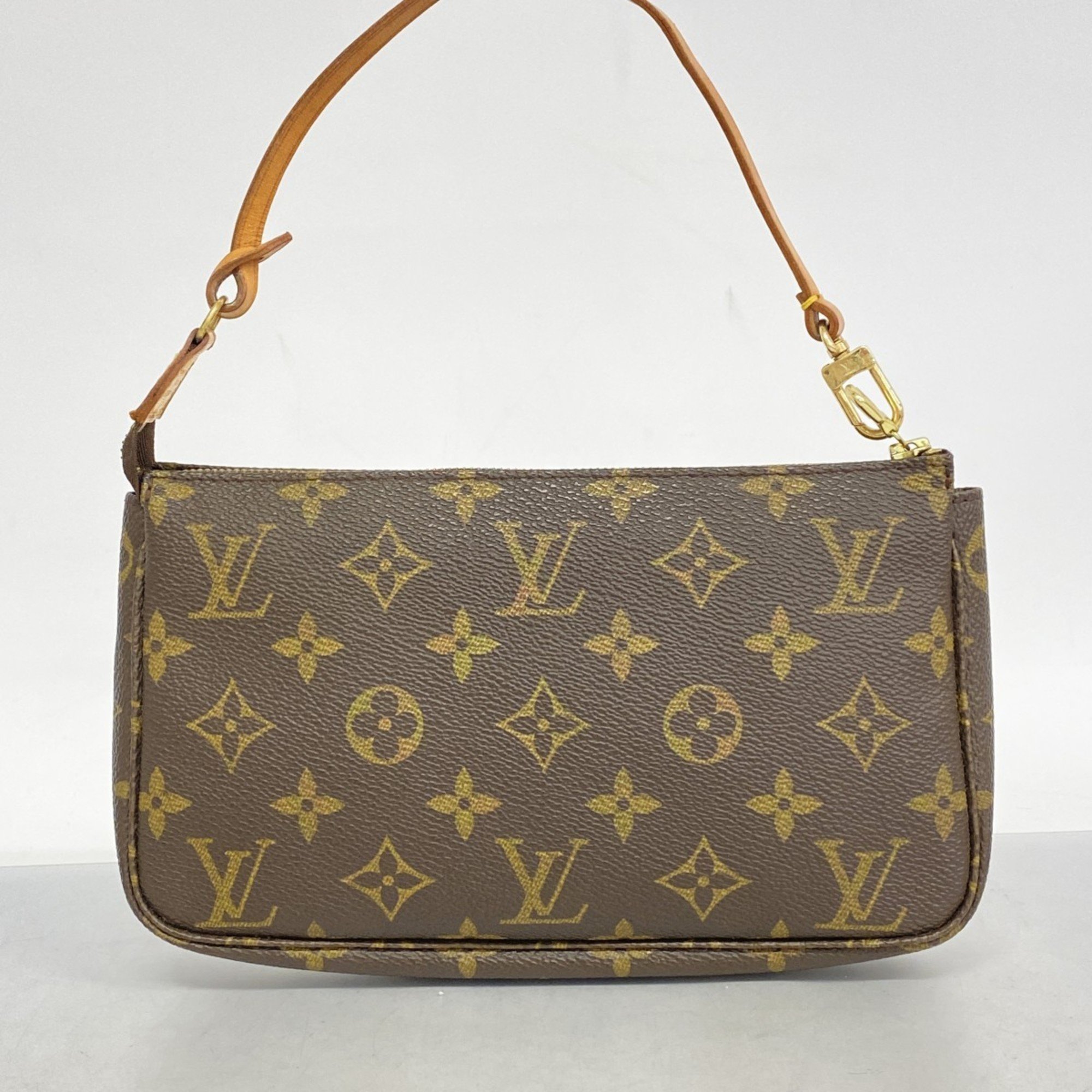 Louis Vuitton Pouch Monogram Pochette Accessoires M51980 Brown Women's