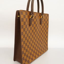 Louis Vuitton Tote Bag Damier Venice N51145 Ebene Women's