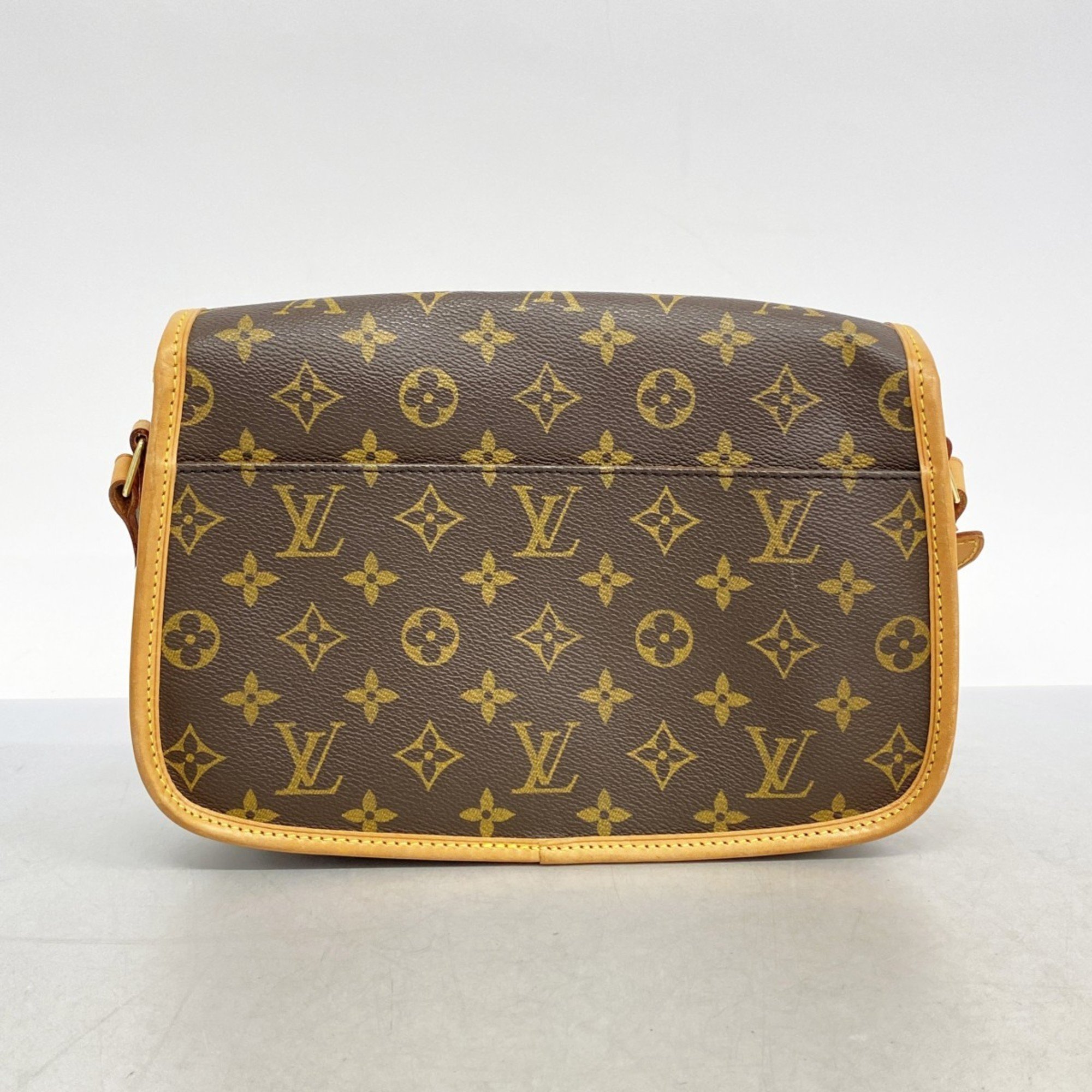 Louis Vuitton Shoulder Bag Monogram Sologne M42250 Brown Ladies