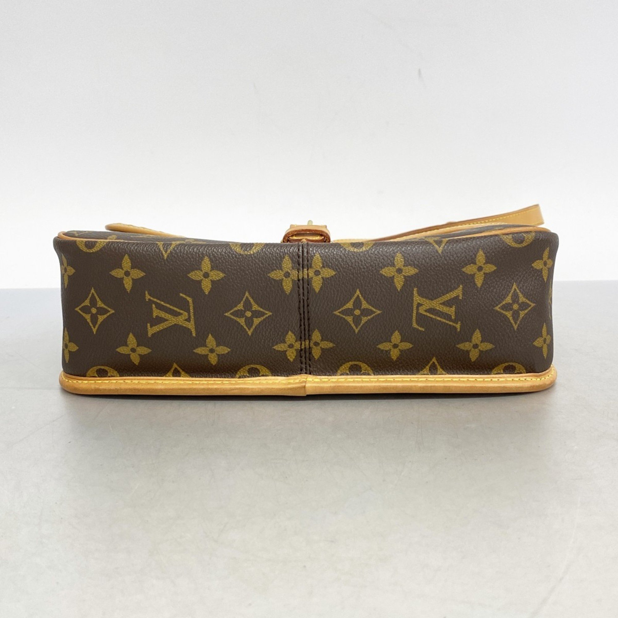 Louis Vuitton Shoulder Bag Monogram Sologne M42250 Brown Ladies