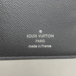 Louis Vuitton Long Wallet Monogram Eclipse Portefeuille Brazza M61697 Black Men's