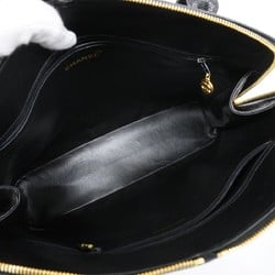 Chanel Shoulder Bag Caviar Skin Black Women's