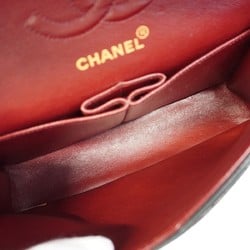 Chanel Shoulder Bag Matelasse Lambskin Black Women's