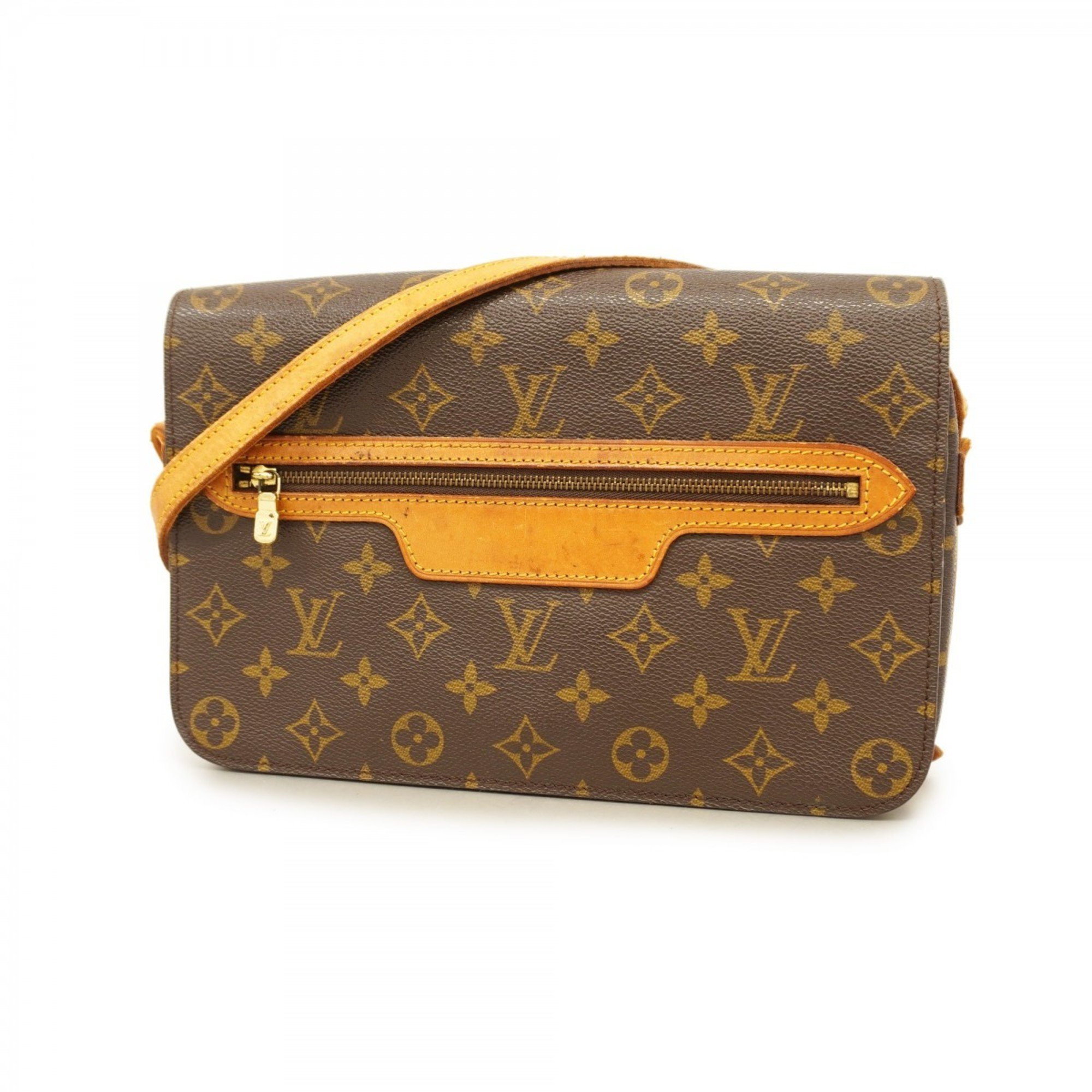 Louis Vuitton Shoulder Bag Monogram Saint Germain 28 M51207 Brown Women's