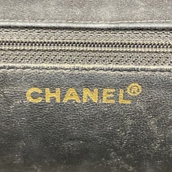 Chanel Shoulder Bag Matelasse Suede Black Women's