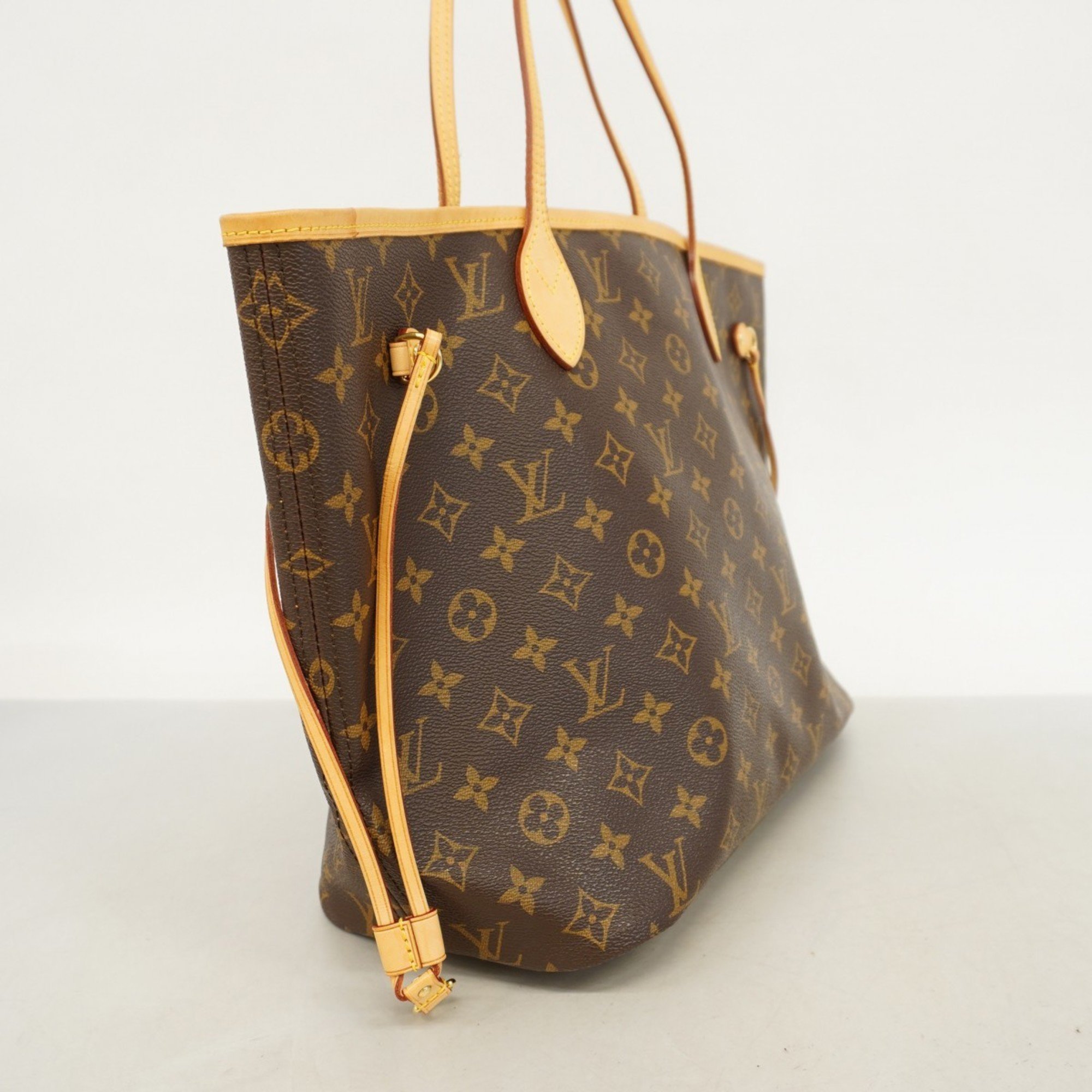 Louis Vuitton Tote Bag Monogram Neverfull MM M40997 Brown Mimosa Ladies