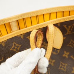 Louis Vuitton Tote Bag Monogram Neverfull MM M40997 Brown Mimosa Ladies