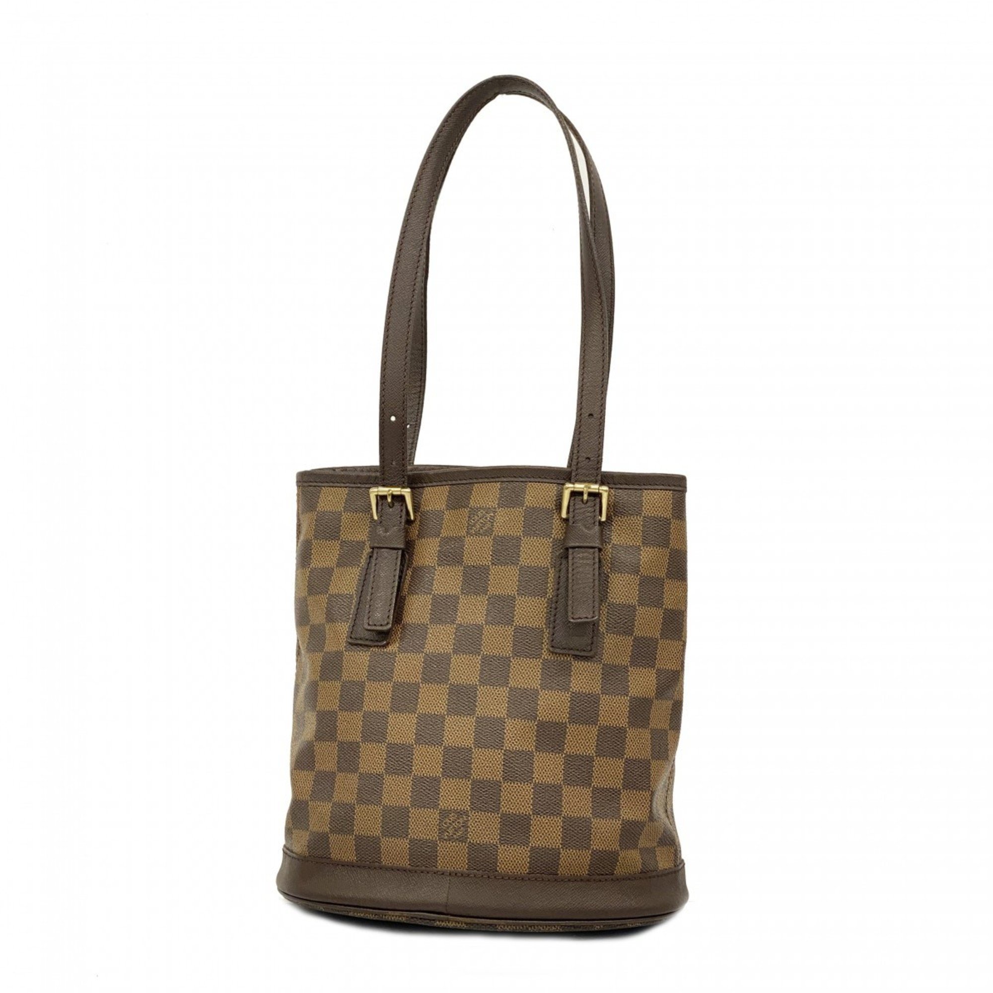 Louis Vuitton Tote Bag Damier Marais N42240 Ebene Ladies