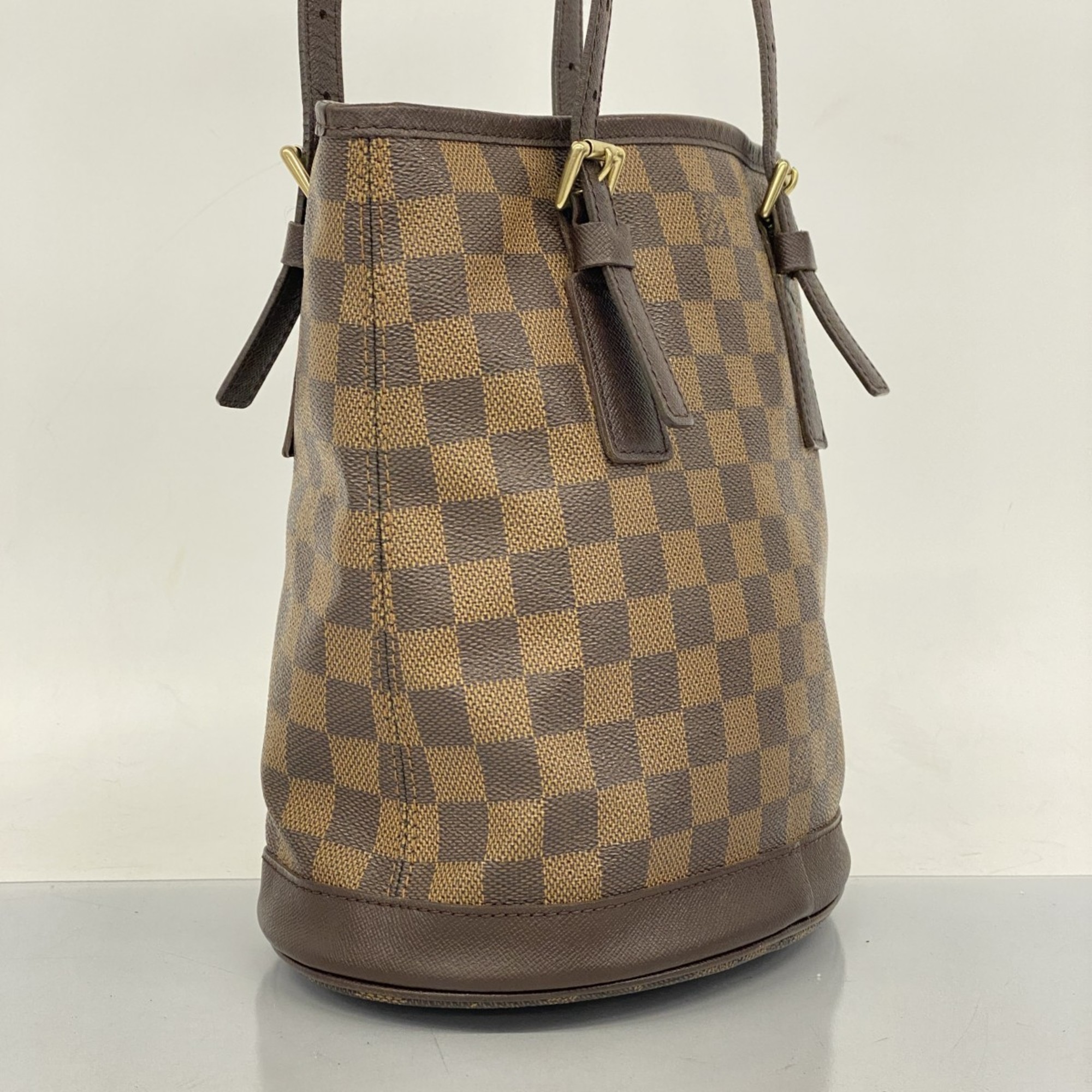 Louis Vuitton Tote Bag Damier Marais N42240 Ebene Ladies