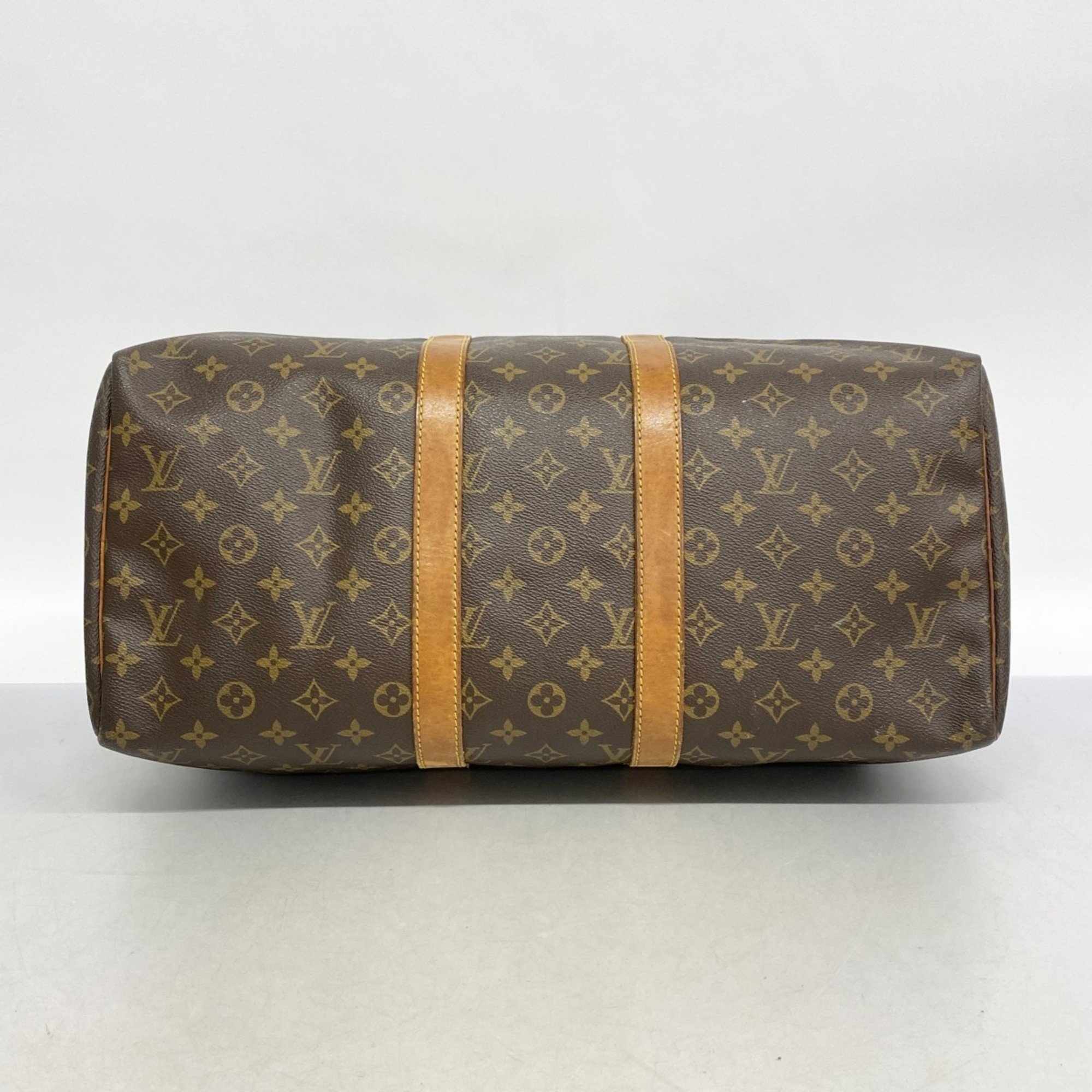 Louis Vuitton Boston Bag Monogram Keepall 45 M41428 Brown Men's Women's